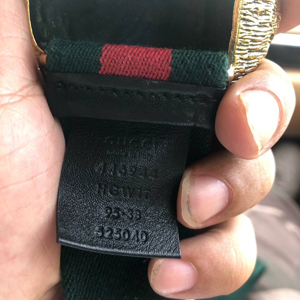 Waist size 38 Gucci belt